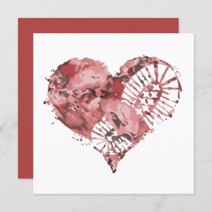 Invitación corazón de estómago de arranque