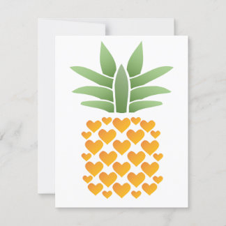 Invitación Corazón de piña