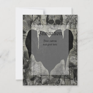 Invitación Corazón Gótico