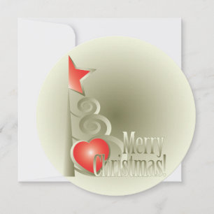 Invitación Corazón para Navidades