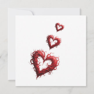 Invitación Corazón Rojo