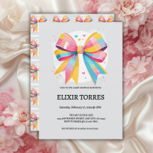 Corazones arcoiris doblan Baby Shower