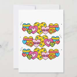 Invitación Corazones de San Valentín