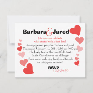 Invitación Corazones del arte