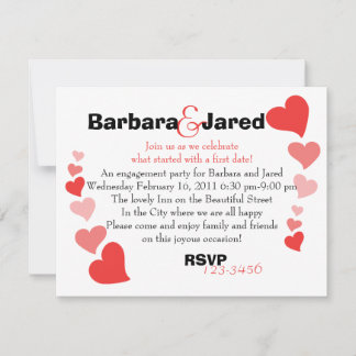 Invitación Corazones del arte