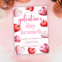 Corazones rosados y deliciosos de Galentine's Day 