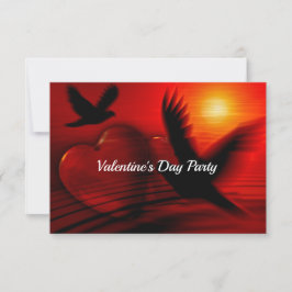 Invitación Corazones y Palomas