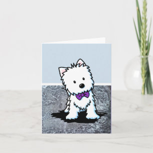 Invitación Corbata de moño KiniArt Westie