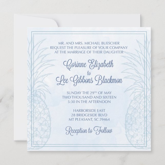 Invitación Corinne y Lee (Anverso)