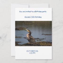Invitación Cormorán de doble pecho