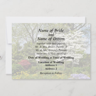 Invitación Cornejo en frente de suministros de boda de la Cas
