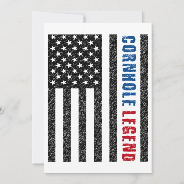 Invitación Cornhole Legend USA (Anverso)