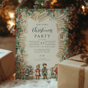 Invitación Coro Victoriano Feliz Navidad
