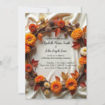 Corona de Boda de Otoño