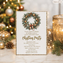 Corona de fiesta de Navidad para empresas 