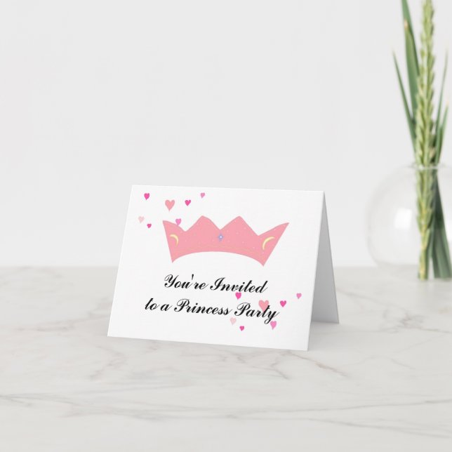 Invitación Corona de la Princesa (Anverso)