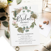Corona de novia con orquídea rosa y hojas secas bo