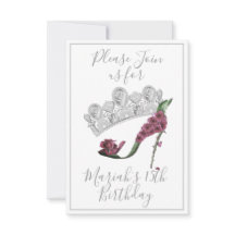 Corona de Plata, Zapato de tacón alto de hadas flo