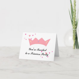 Invitación Corona de Princesa