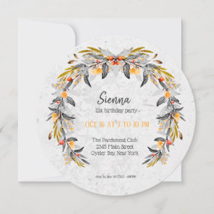 Invitación Corona elegante para todas las ocasiones