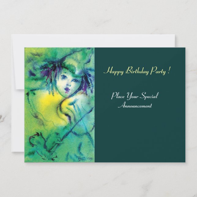 INVITACIÓN CORONA EN VERDE (Anverso)