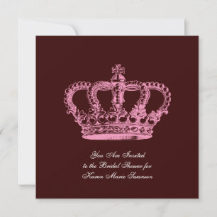 Invitación Corona Rosa