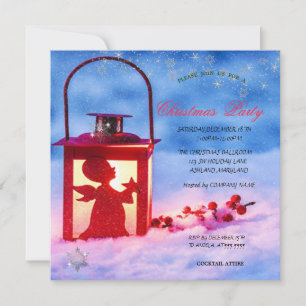 Invitación Corporación Navideña Luz de Holly Berry