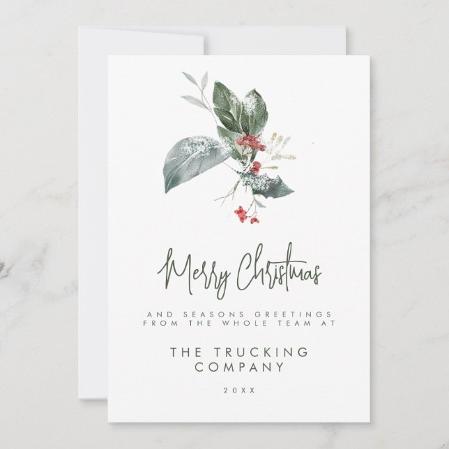 Invitación Corporate Holiday Cards (Anverso)