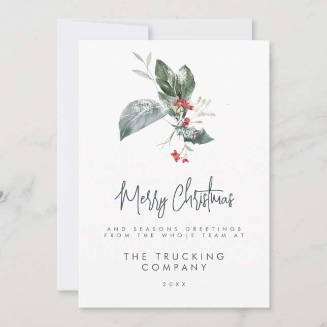 Invitación Corporate Holiday Cards (Anverso)