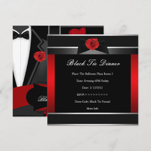 Invitación Corporativa Formal a Cena de Gala de Co