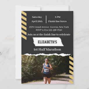 Invitación Corredora de 1ª Media Maratón Primera Carrera 13 1