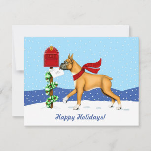 Invitación Correo de Navidades Boxer