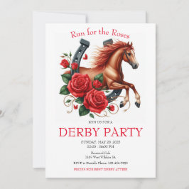 Invitación Correr por el Fiesta del caballo de Rosas Derby