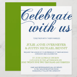 Invitación Corrin Calligraphy Wedting