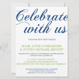 Invitación Corrin Calligraphy Wedting