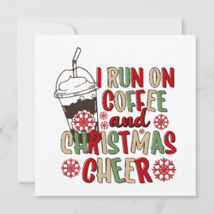 Invitación Corro con café y alegría navideña