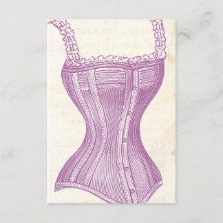 Invitación Corset Lingerie Vintage Bridal Shower