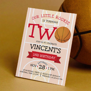 Invitación Corte de Básquetbol y Cinta de Jubilación 2º cumpl