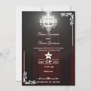 Invitación Cortina de teatro