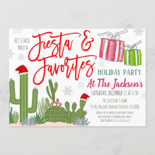 Invitación Cosas favoritas Navidades invitan al partido, Cris