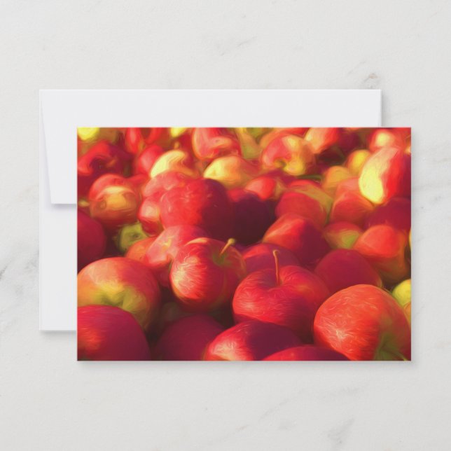 Invitación Cosecha de Apple (Anverso)