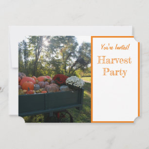 Invitación Cosecha de otoño