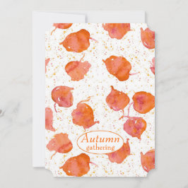 Invitación Cosecha Fiesta Caída Sale Colores Otoño