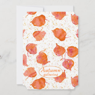 Invitación Cosecha Fiesta Caída Sale Colores Otoño