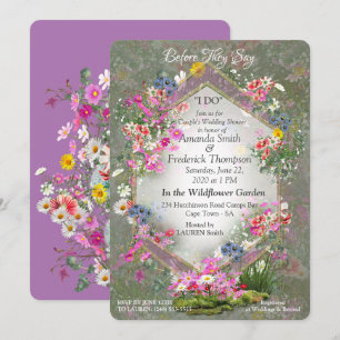 Invitación Cosmos Flores Silvestres