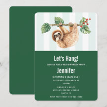 Coso Lindo Colgando Boca Abajo Acuarela Cumpleaños