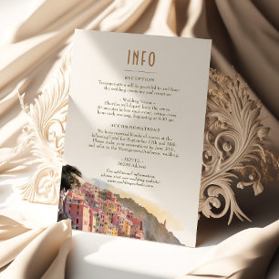 Invitación Costa Amalfitana Italia Destino Insertar Informaci