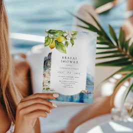 Invitación Costa Amalfitana Lemon Bridal Italiano