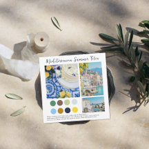 Costa de Amalfi | Paleta de Colores de Baldosas Me