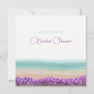 Invitación Costa de Azure en la ducha de novias en Bloom
